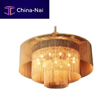 Classic chandelier QZ1616 KISKA 3 TIERS stainless steelcommercialwaterfall