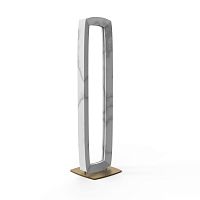 Floor-standing lamp EOS - OREADI OR5 brushed brassmarblecontemporary