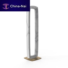 Floor-standing lamp EOS - OREADI OR5 brushed brassmarblecontemporary