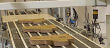 Roller conveyor horizontaltransportwork