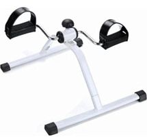 Arm pedal exerciser seated