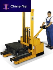 Electric stacker truck walk-behindfor press tool handling