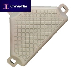 Modular floating dock module Triangular