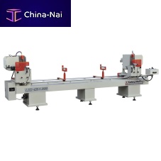 Double-miter sawing machine LJZ2-4203600circularfor aluminumfor PVC