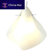 Pendant lamp GINGKOcast ironsteelwalnut