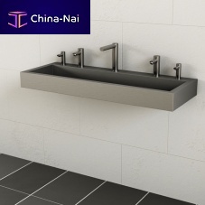 Stainless steel vanity top L-115-Scustom