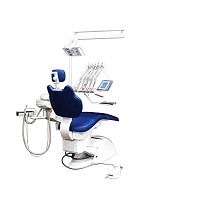 Dental unit with electric chair ARIAcompactwith adjustable headrestfor wheelchairs
