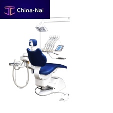 Dental unit with electric chair ARIAcompactwith adjustable headrestfor wheelchairs