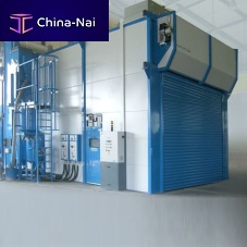 Suction blast cabinet TED automaticconveyor