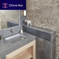Wall-mounted stone slab CNEVIRES POMMELpolishedmarble lookbrown
