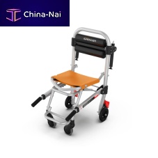 Stair-climbing transfer chair 4BELL SILVER+foldingwith legrest