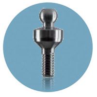 Titanium implant abutment MSI-BAx seriesballstraightscrew