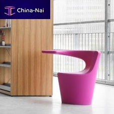Pop Art design chair DIVINAindoorrotomolded polyethylenecentral base