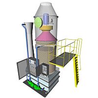Venturi gas scrubber VTW-f® serieswetchemicalhigh-efficiency
