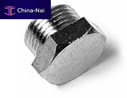 Hexagonal plug threadedmetal
