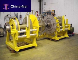 Fishing ship winch longlinehydraulic drivewith spooling device