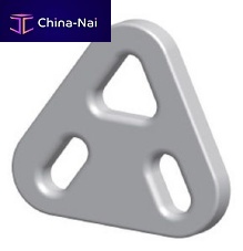 Ship towing plate for tow chains