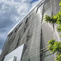 Stainless steel woven wire fabric for facadesolar shadingelongated mesh