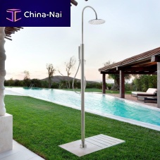 Stainless steel outdoor shower C1homecommercial