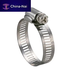 Stainless steel hose clamp Y2x1 serieswormperforated bandflexible