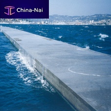 Floating breakwater concrete