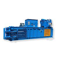 Horizontal baling press top-loadingfor cardboardfor paper