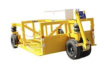 Equipment trailer 8784Btowing2-axlewith swiveling front axle