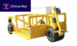 Equipment trailer 8784Btowing2-axlewith swiveling front axle