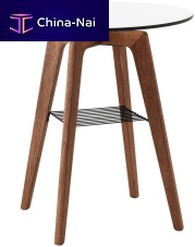 Contemporary bistro table ADELAIDEwoodenlaminateround