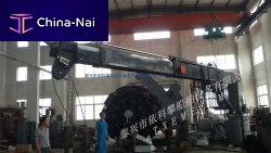 On-platform crane boomtelescopichydraulic