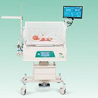 Infant incubator on casters BabyLife® BLF-2001Gwith monitorwith scalewith ventilator