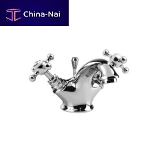 Washbasin mixer tap Westminster countertopchromed metalbathroom