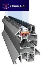Aluminum door profile ECONOLINE