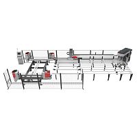 PLC-controlled welding and cleaning center TD 3020CNCframefor PVC profiles