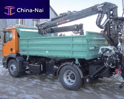 Truck-mounted crane boomfor construction