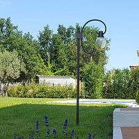 Garden lamp post Ginestretraditionalaluminumsteel