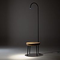 Contemporary stool TUBashsteel basehome office