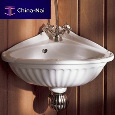 Wall-mounted hand basin 0106cornerporcelain