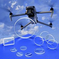 Sapphire lens element UVinfraredoptical