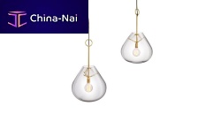 Pendant lamp MUSHglassmetalcontemporary
