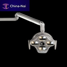Ceiling-mounted surgical light IRIS VIEWLED90with video camera