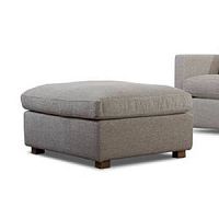 Contemporary ottoman LUKASfabricupholsteredindoor