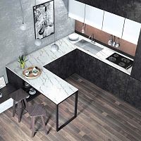 Laminate countertop STRATUS - KITCHEN SURFACE SOLUTIONSkitchensquare edgeheat-resistant