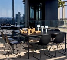 Contemporary chair MIUNNoutdoorindoorfabric
