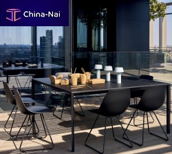 Contemporary chair MIUNNoutdoorindoorfabric