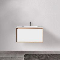 Oak vanity top F45V1-0700 + FV1D-0700