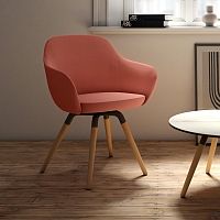 Contemporary armchair NUBA XLfabricergonomicgray