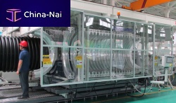 Corrugated pipe production corrugator ZC-1200Hfor extrusion lines
