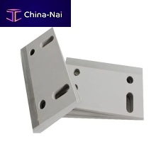 Carbide secondary conveyor belt cleaner