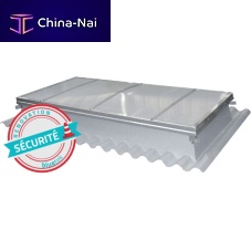 Metal roof skylight BLUEBAC PNEU RENOfor inclined roofsroofdouble-pitched roof